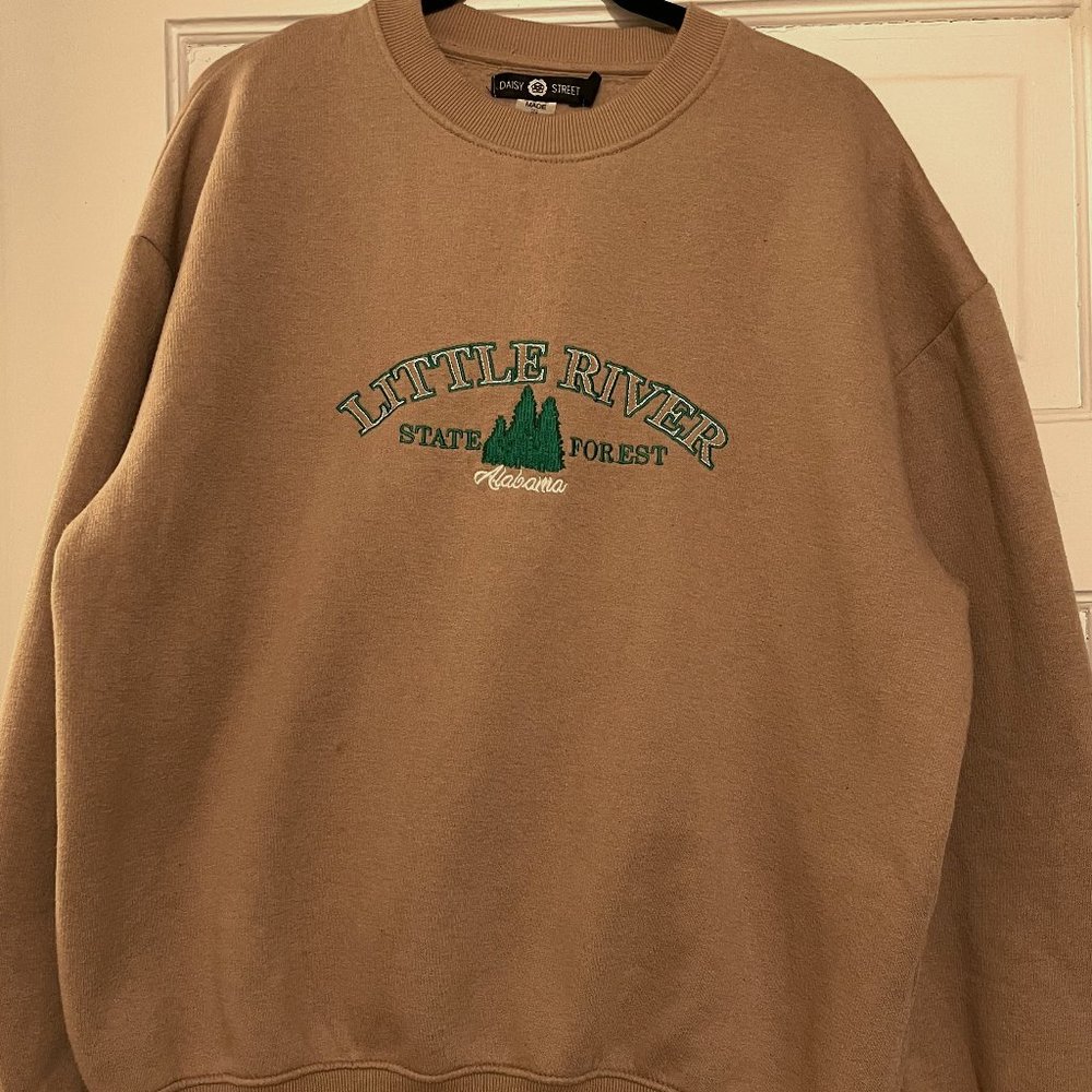 Fall Winter Crewneck Sweater Size L